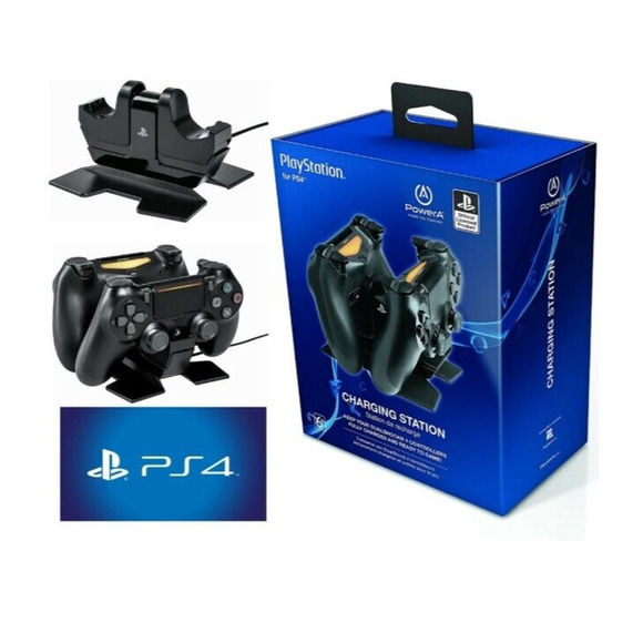 PowerA PlayStation 4 PS4 DualShock Controller DUAL Charging Station Official - Picture 1 of 5